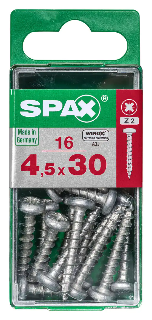 Spax Universalschrauben 4.5 x 30 mm TX 20 - 16 Stk.