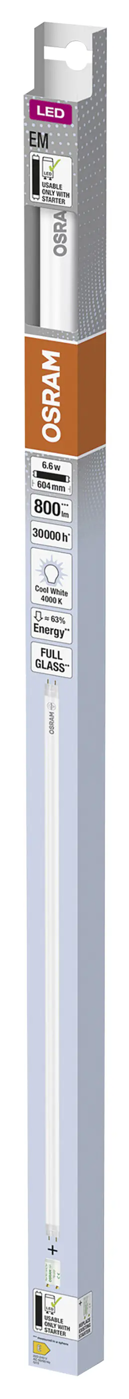 Osram LED Röhre T8 60 cm G13 6,6 W neutralweiß