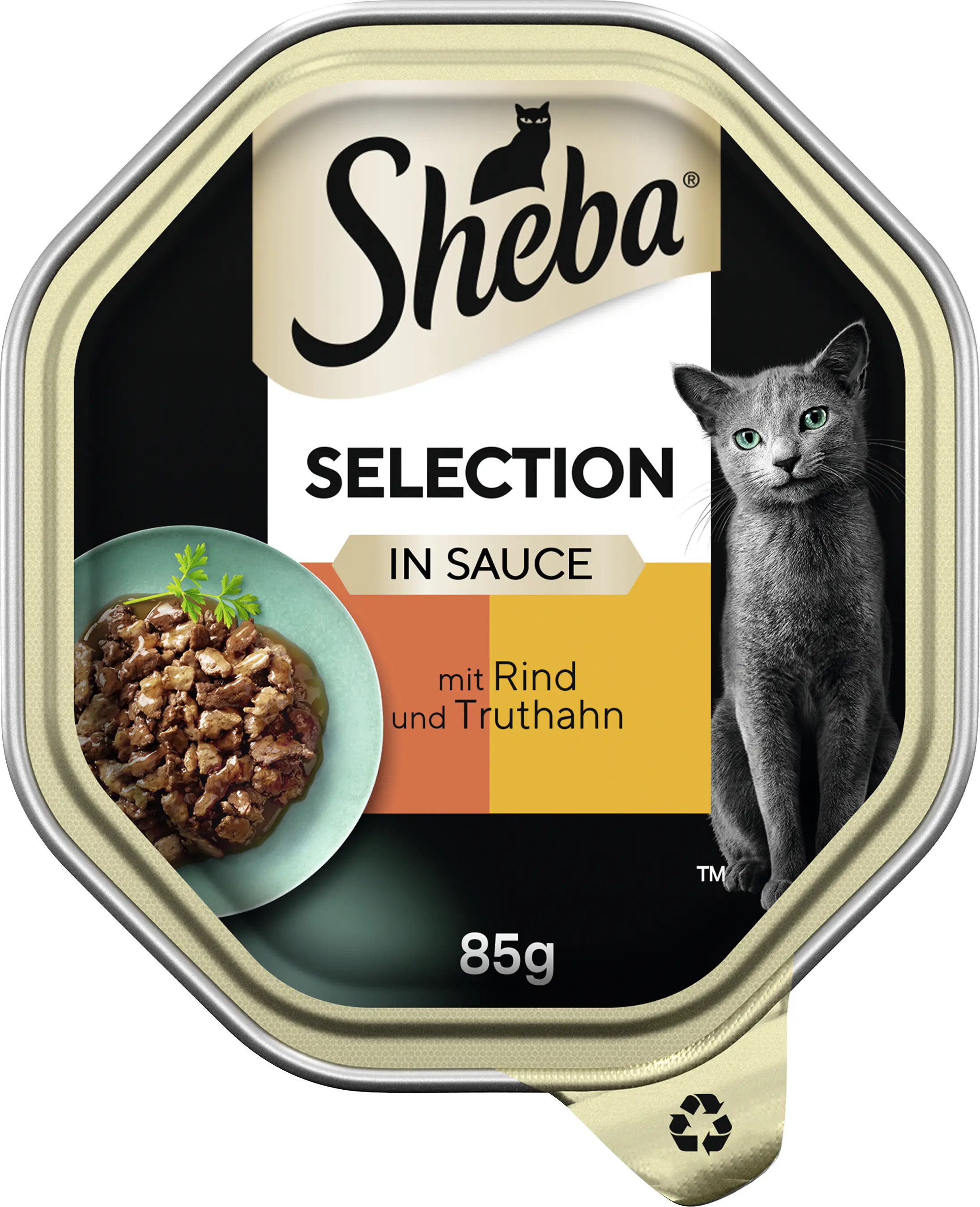 Sheba Selection in Sauce Katzennassfutter Adult 85 g Rind & Truthahn