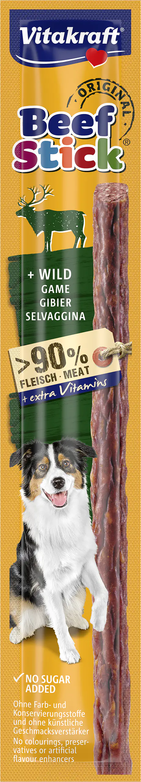 Vitakraft Beef Stick® Wild 1 Stück / 12 g Vitakraft Beef Stick® Wild 1 Stück / 12 g