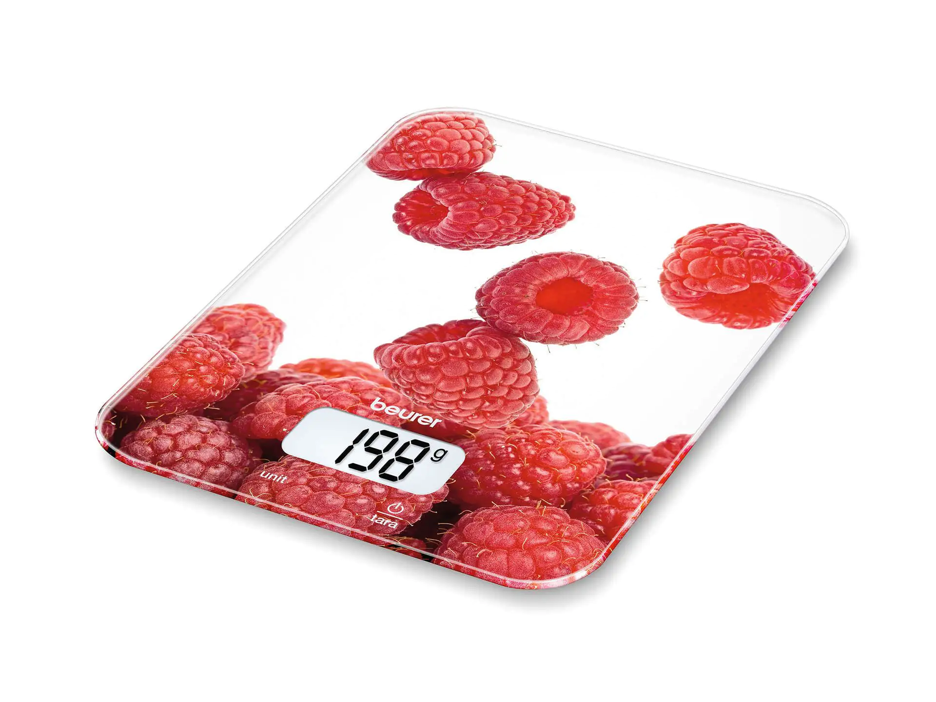 Beurer Küchenwaage KS 19 Berry 5 kg Tragkraft, aus Sicherheitsglas