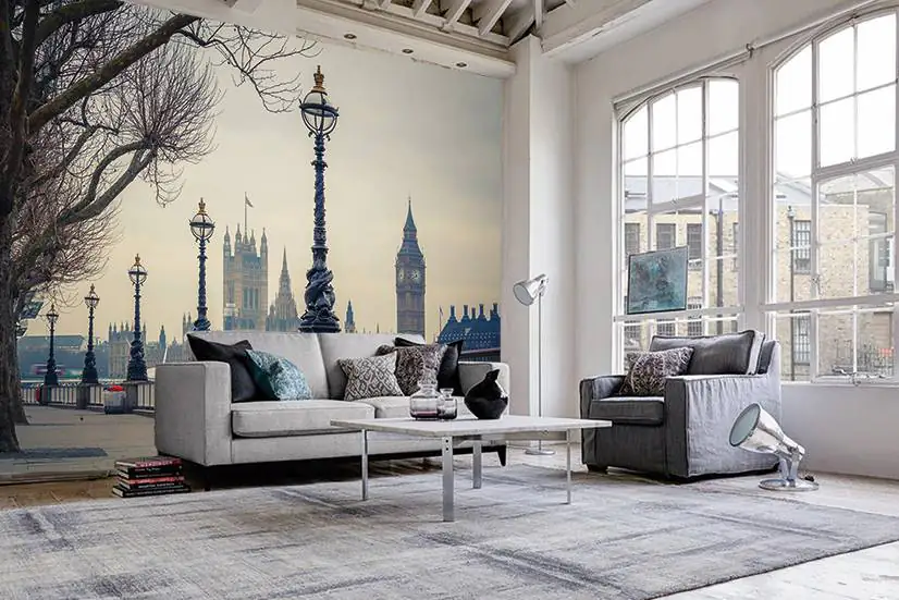 papermoon Vlies- Fototapete Digitaldruck 250 x 180 cm London Big Ben