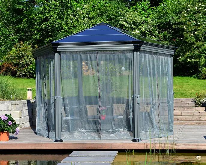 Canopia Pavillon Roma Moskitonetz 225x235 cm, grau Canopia Pavillon Roma Moskitonetz 225x235 cm, grau