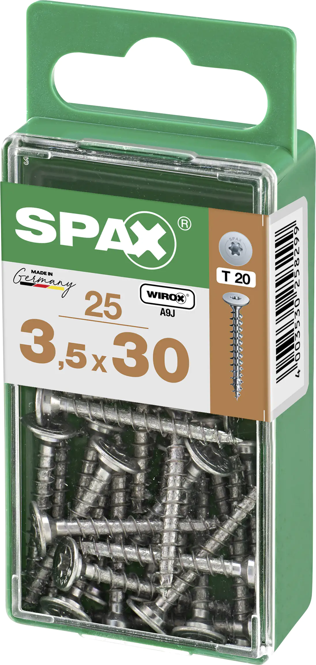 Spax Möbelbauschrauben 3.5 x 30 mm TX 20 - 25 Stk.