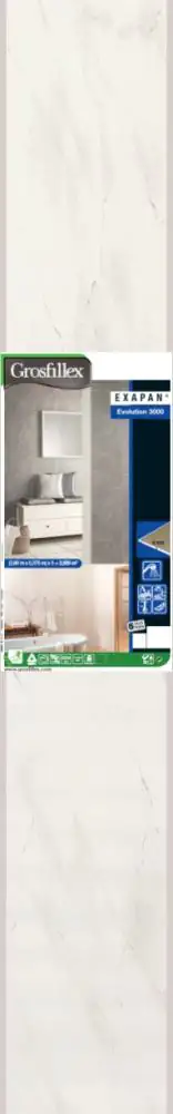 Grosfillex Kunststoffpaneele Element 260 x 37,5 cm 8 mm Marmor grau