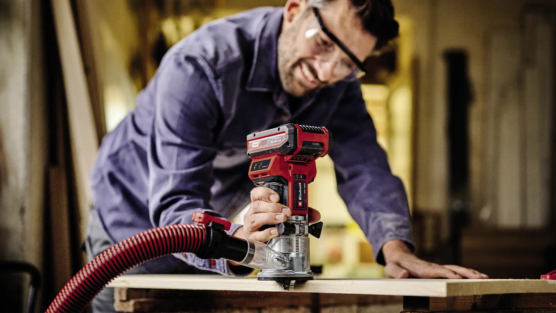 Einhell Professional Akku-Kantenfräse TP-ET 18 Li BL Solo 18 V