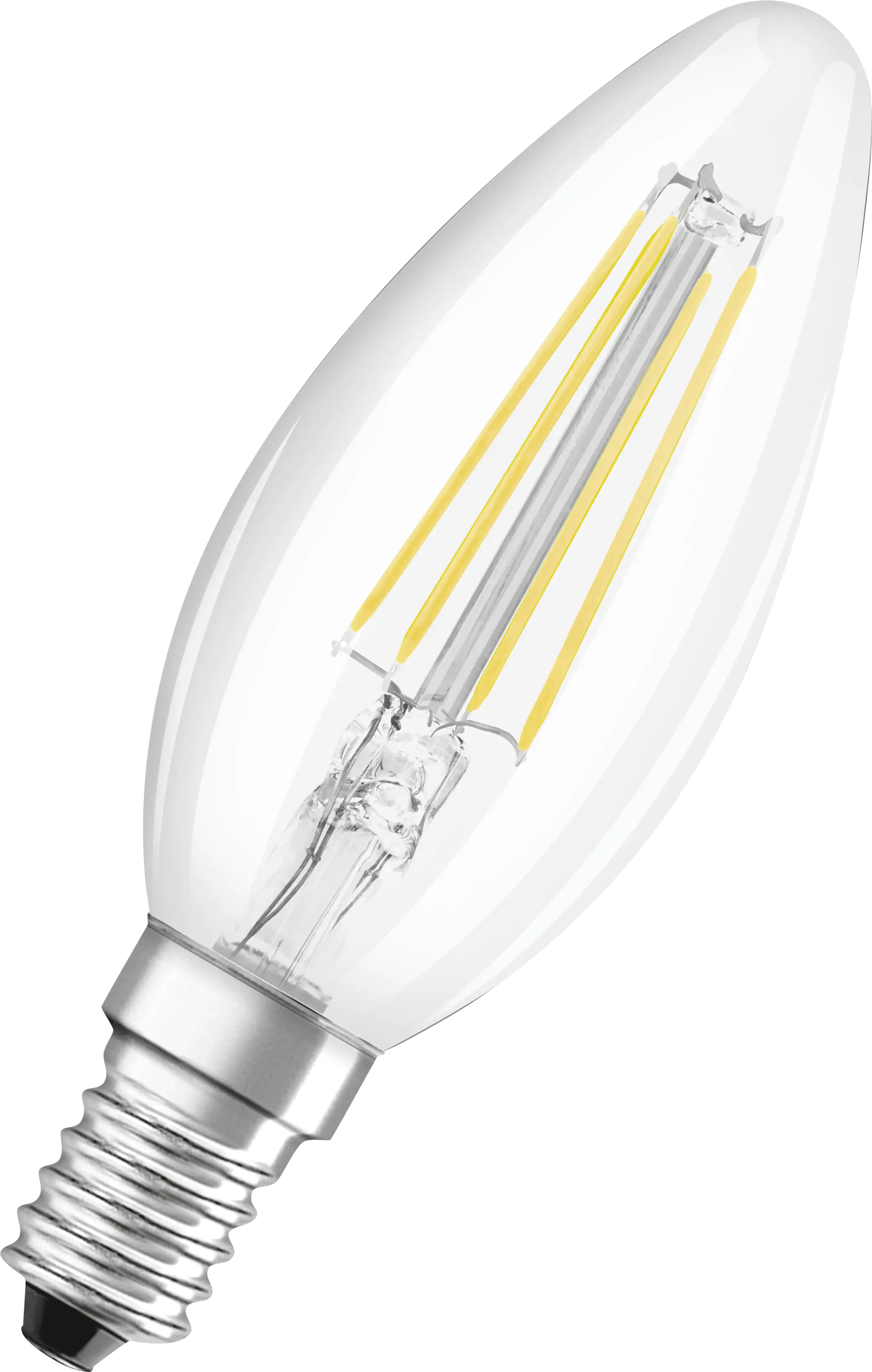 Bellalux LED Leuchtmittel Classic B40 E14 4W 2er Pack warmweiß, klar