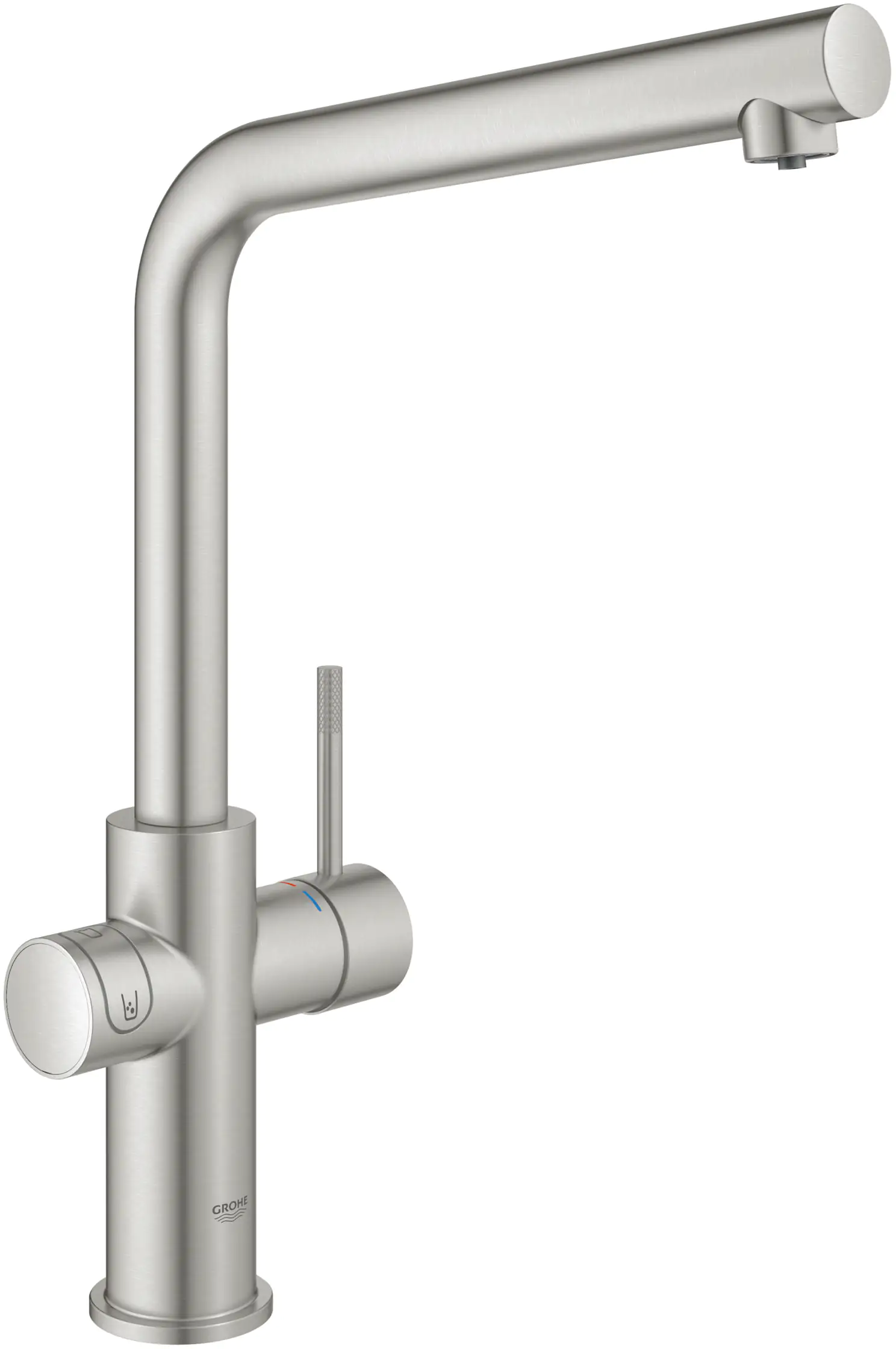 Grohe Blue Home L-Auslauf Starter Kit supersteel Grohe Blue Home L-Auslauf Starter Kit supersteel