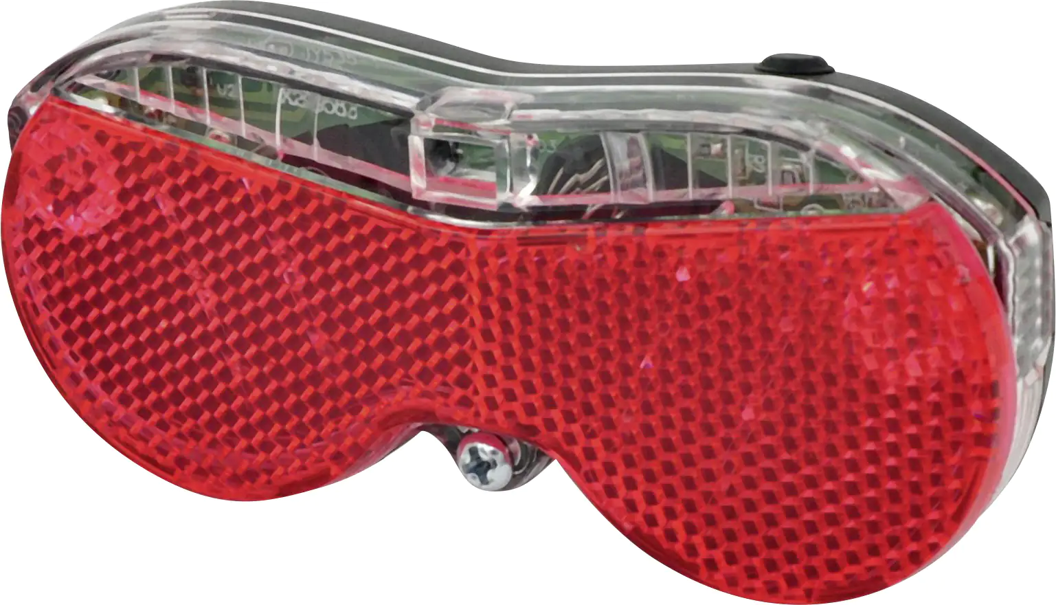 Fischer LED Rückleuchte Batterie für Gepäckträger mit Z-Reflektor