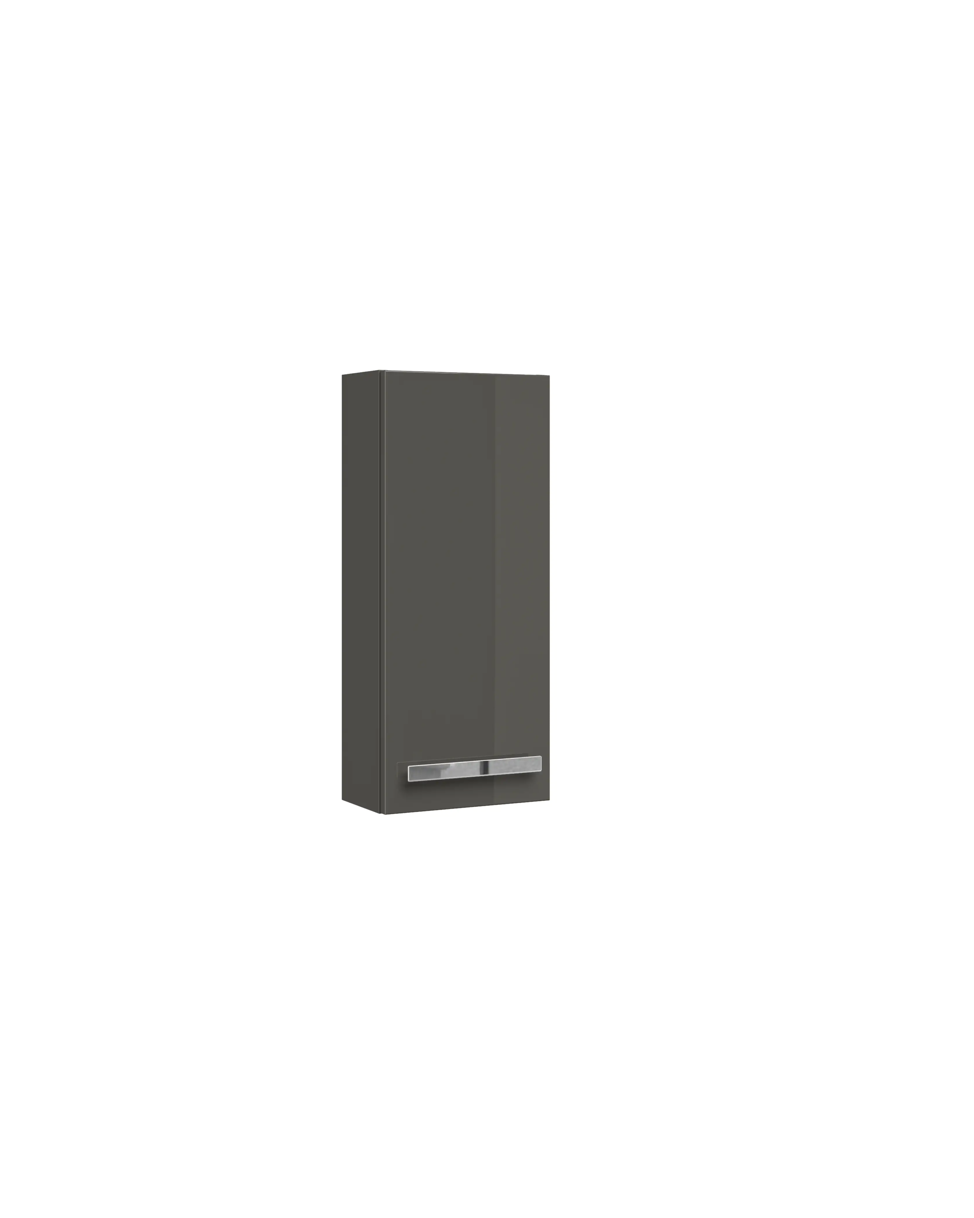 4017026088710 Pelipal Wandschrank Fokus 4005 Lack steingrau Hochglanz, Breite 30 cm