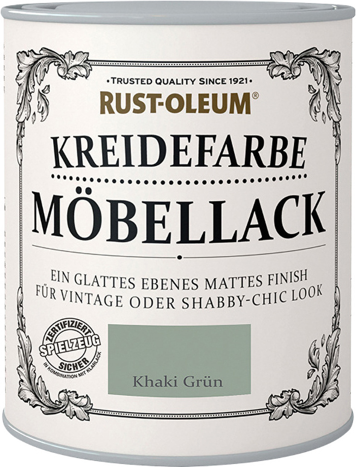 Rust-Oleum Kreidefarbe Möbellack 125 ml khaki grün