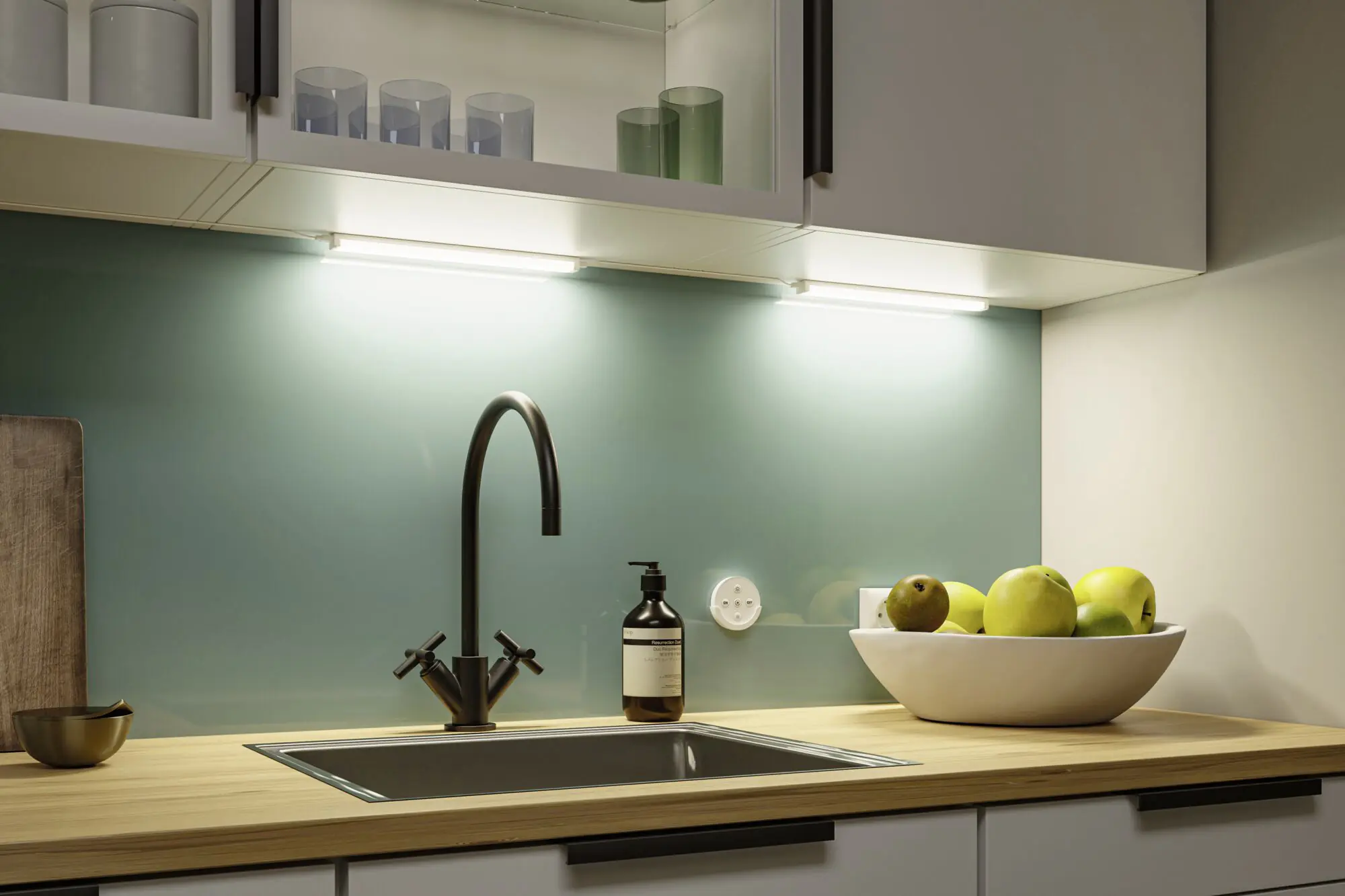 Paulmann LED Lichtleiste Barreo weiß 30 cm TW 2er Set