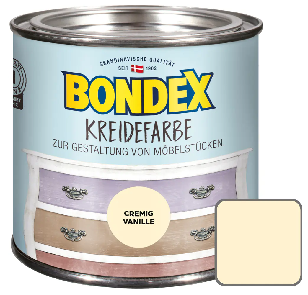 Bondex Kreidefarbe 500 ml cremig vanille