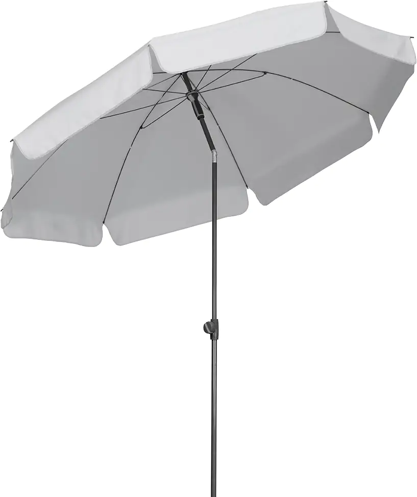 Schneider Sonnenschirm Aquila silbergrau Ø 200 cm Schneider Sonnenschirm Aquila silbergrau Ø 200 cm