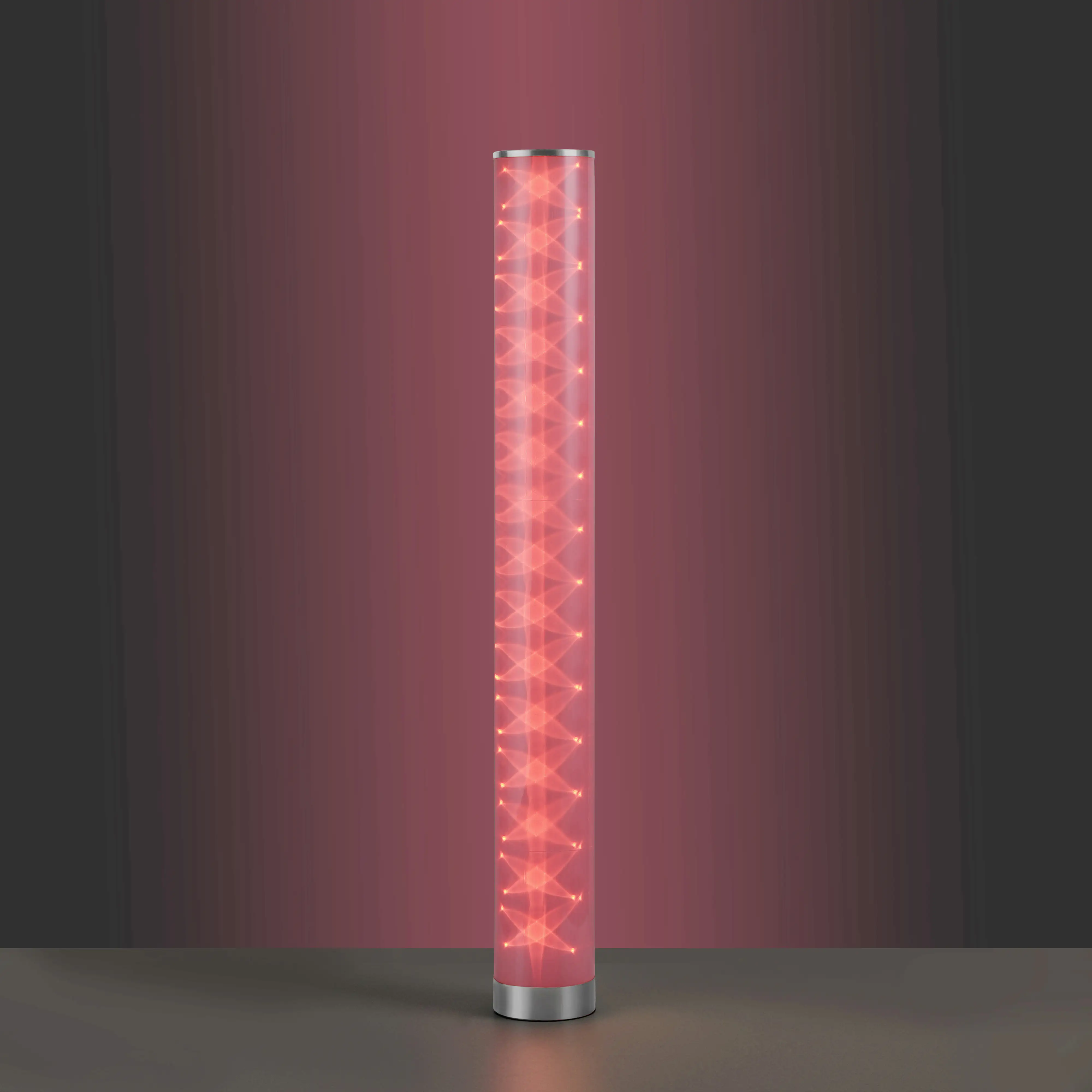 JustLight LED Stehleuchte Bingo Säule chrom