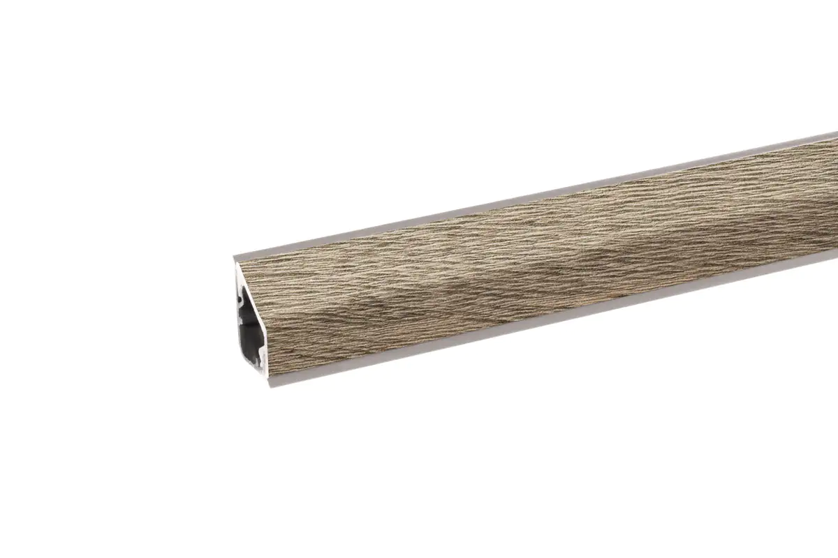 Wandanschlußsystem 300 cm, 24 x 16 mm, Eiche Oak