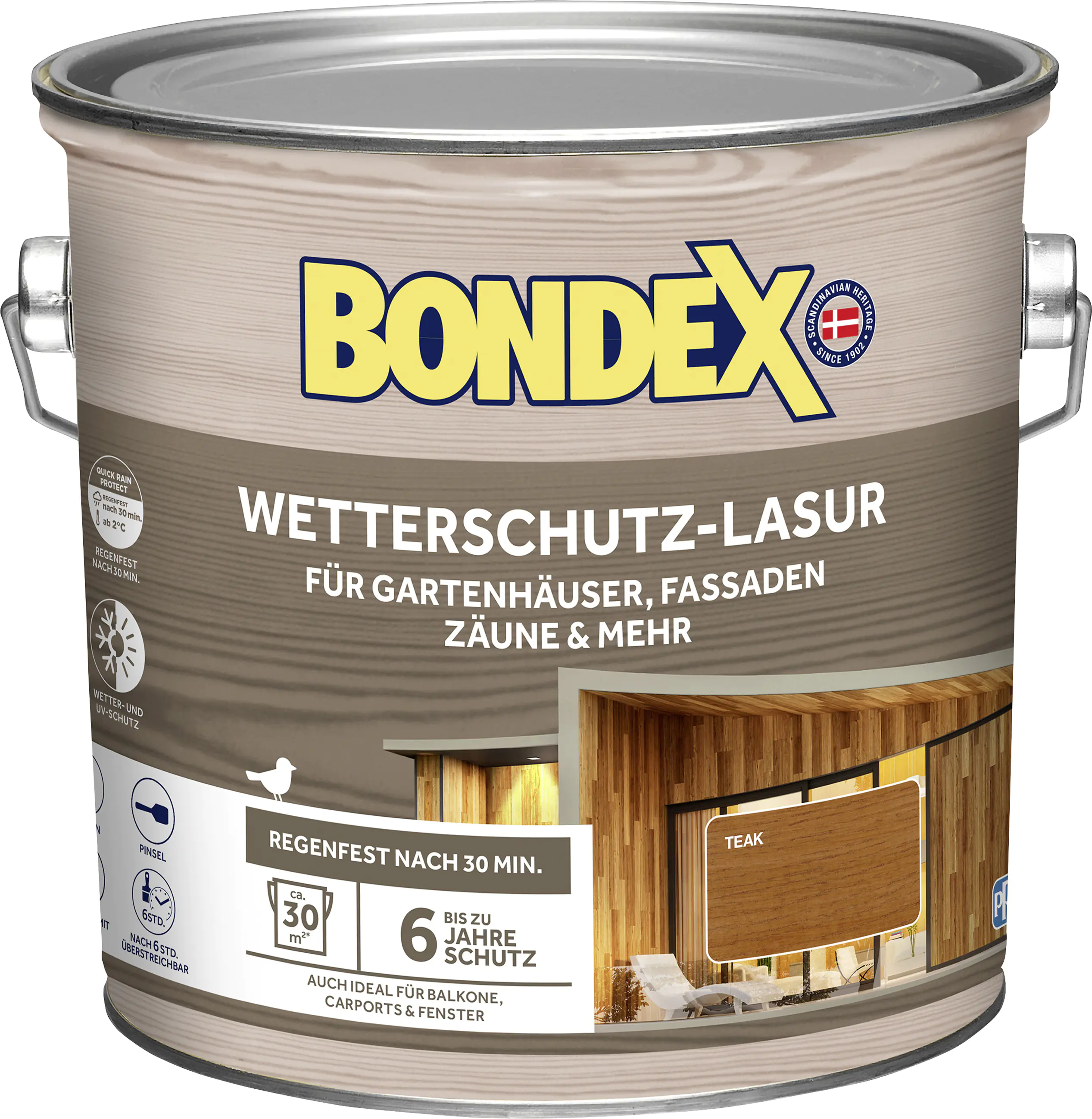 Bondex Wetterschutzlasur 0,75 L teak