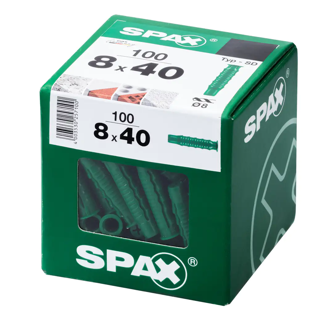 Spax Spreizdübel 8.0 x 40 mm - 100 Stück