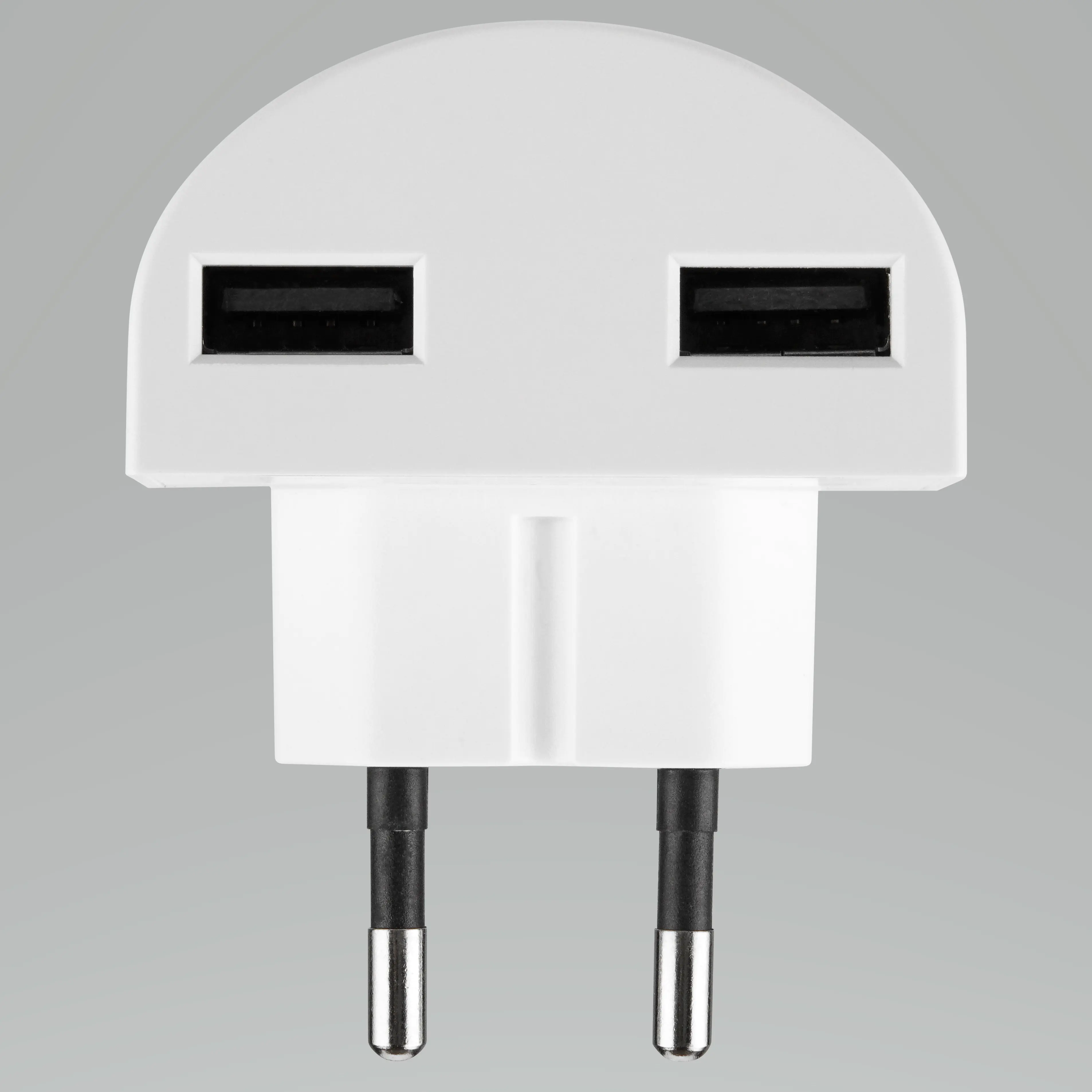 REV Reisestecker Traveler Plus USB Modul 2-fach 2,4A  weiß