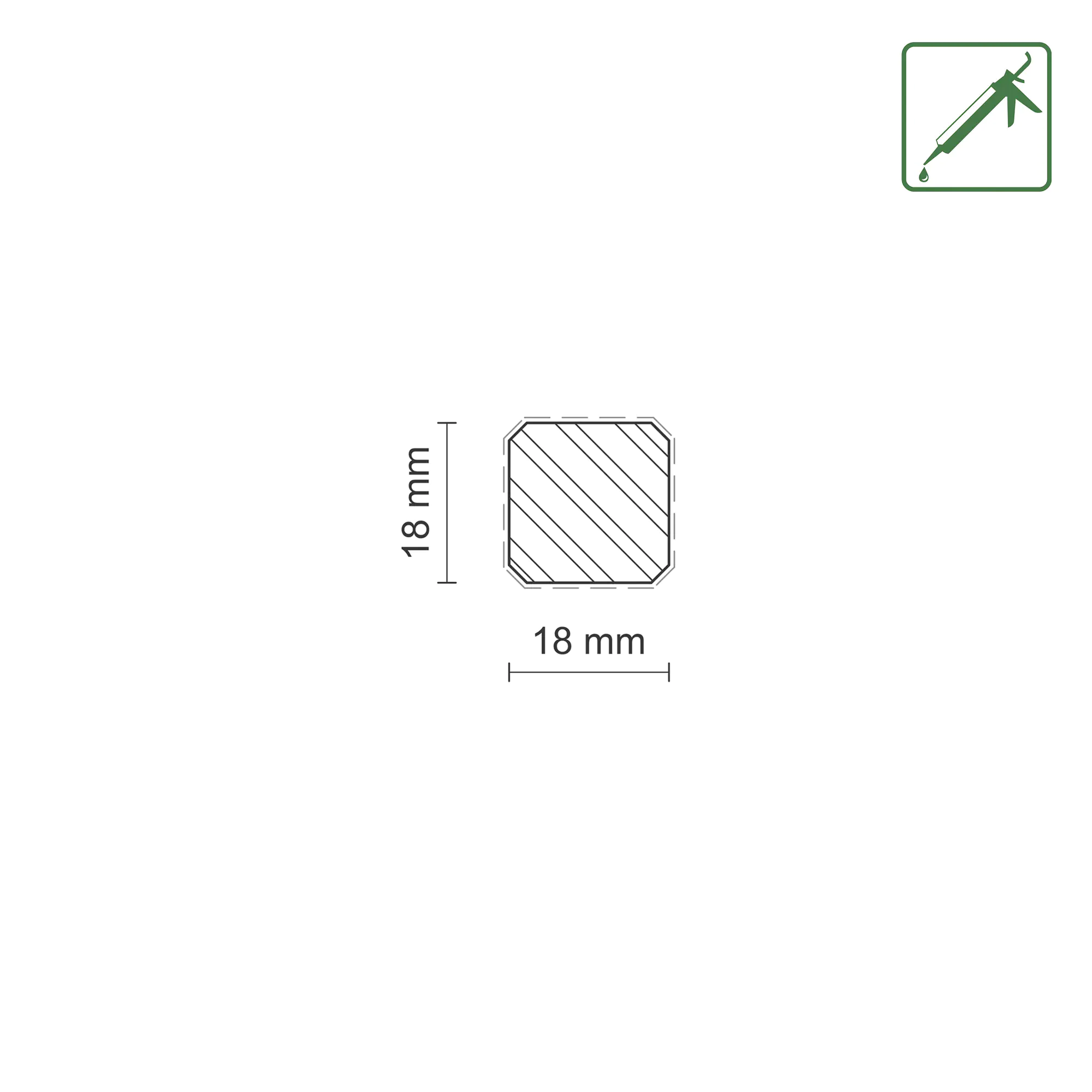 FN Neuhofer Eckenstäbchen L0161L 18 x 60 mm weiss 1 Stück FN Neuhofer Eckenstäbchen L0161L 18 x 60 mm weiss 1 Stück