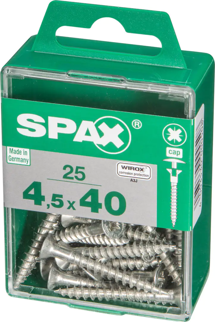 Spax Universalschrauben 4.5 x 40 mm PZ 2 - 25 Stk.