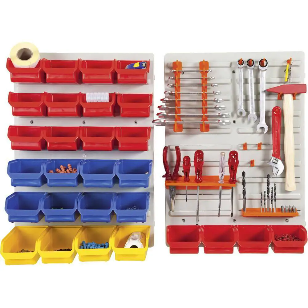 4014688560608 Alutec Werkzeugwand 59 x 42 cm je Platte inkl. 44 Haltern