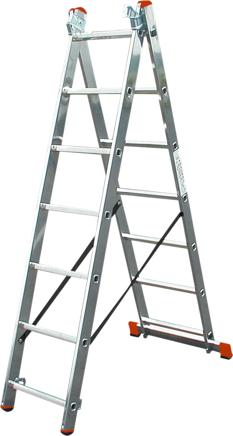 Krause Aluminium-Vielzweckleiter CORDA Globus mit Treppenfunktion 5,10 m Krause Aluminium-Vielzweckleiter CORDA Globus mit Treppenfunktion 5,10 m