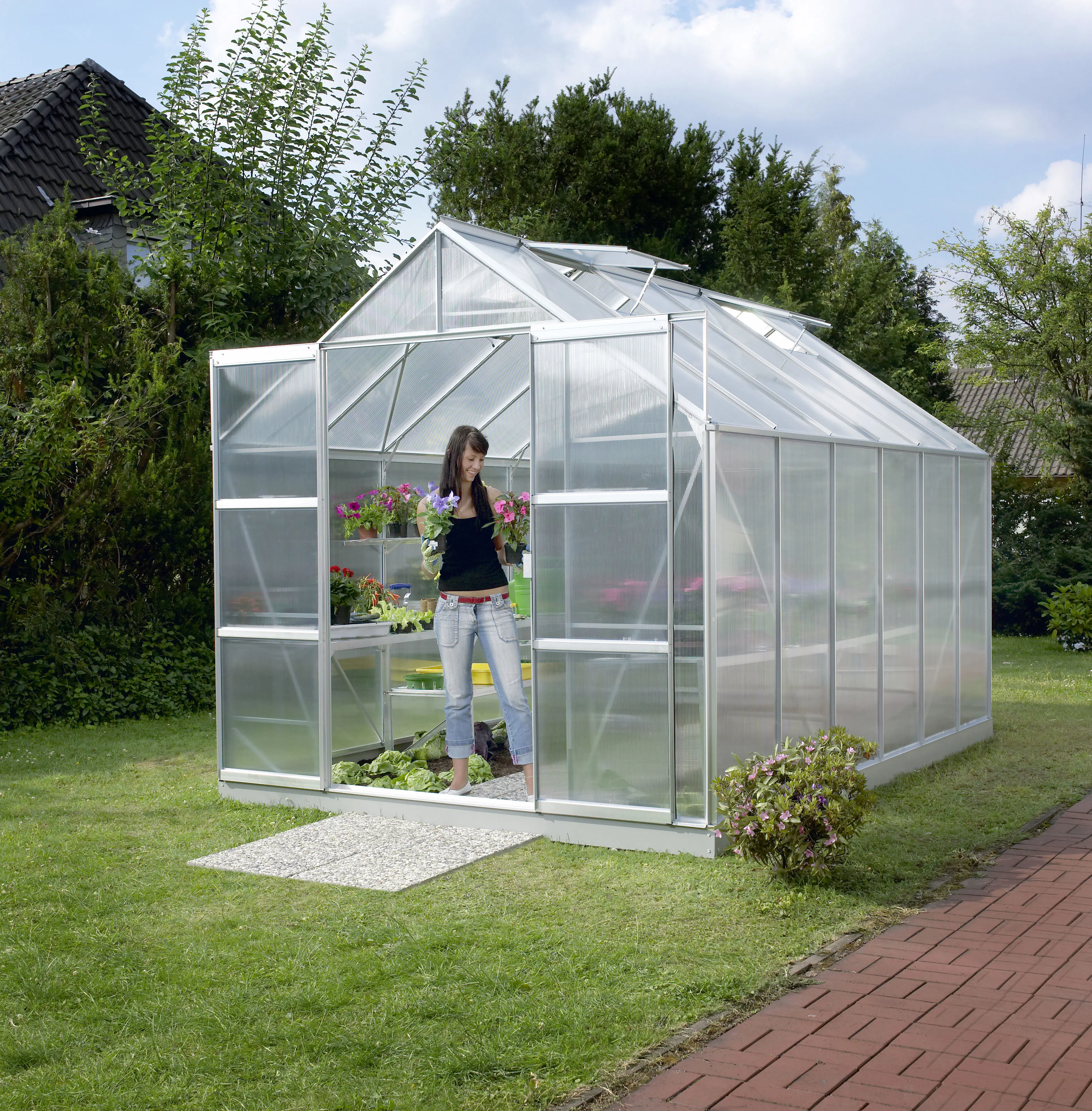 Vitavia Gewächshaus Mars 9900 254 x 379 cm 6 mm Hohlkammerplatten