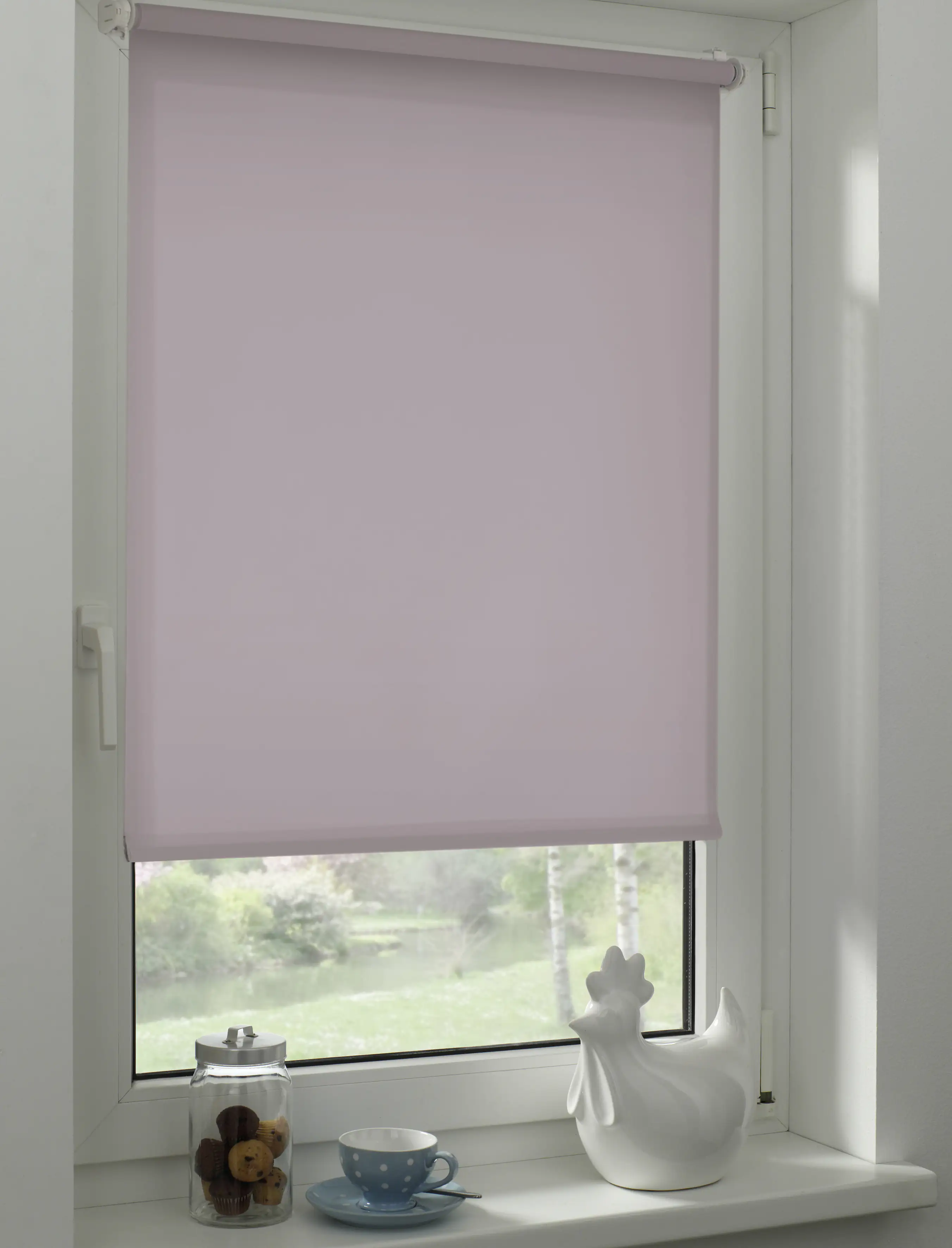 Gardinia EasyFix Rollo perlrosa 120 x 150 cm