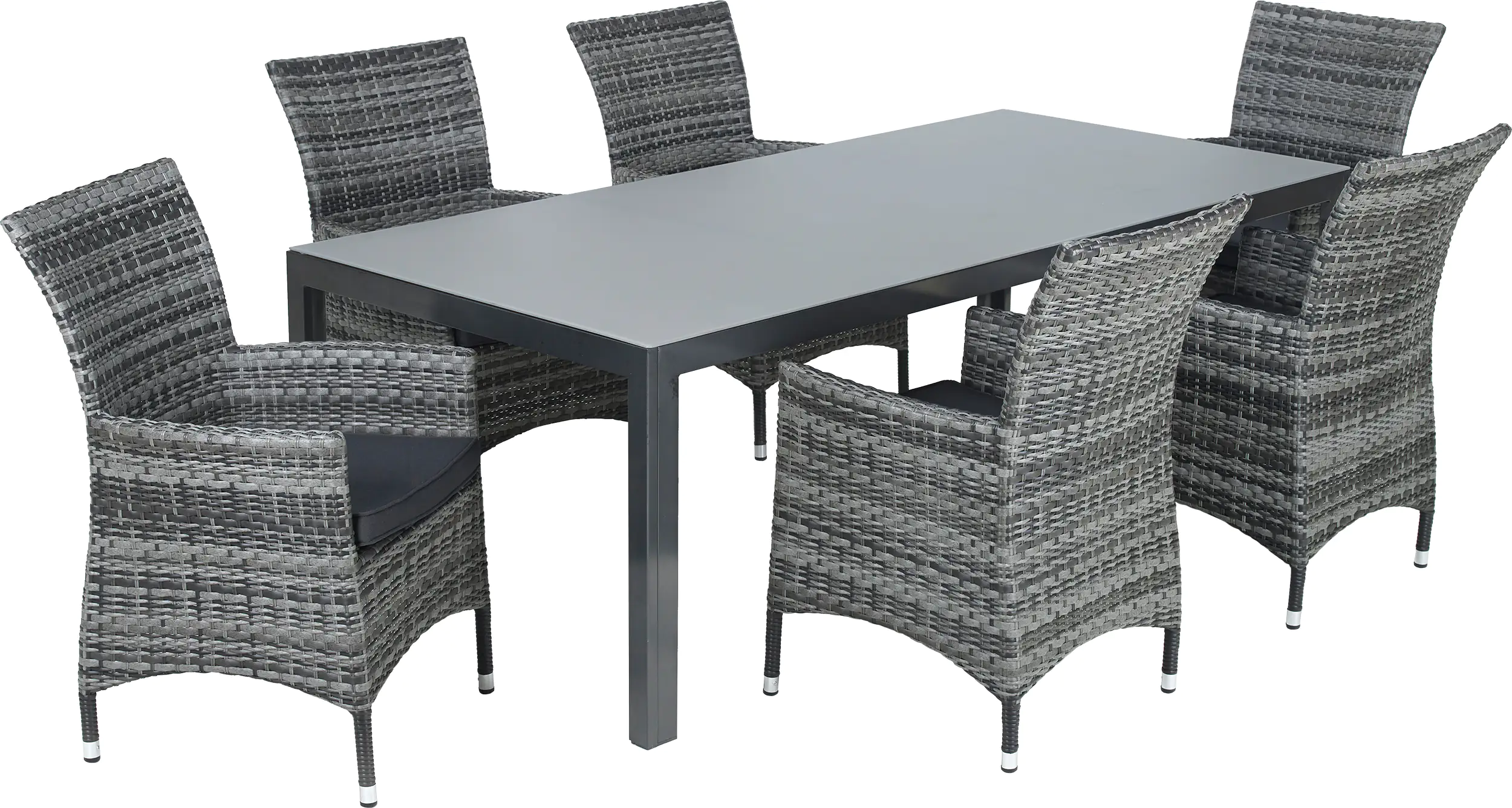 Primaster Dining Möbelset Savona Nardo 5 teilig black pearl