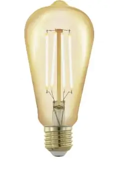 Eglo LED Leuchtmittel Edison ST64 E27 4,5W amber