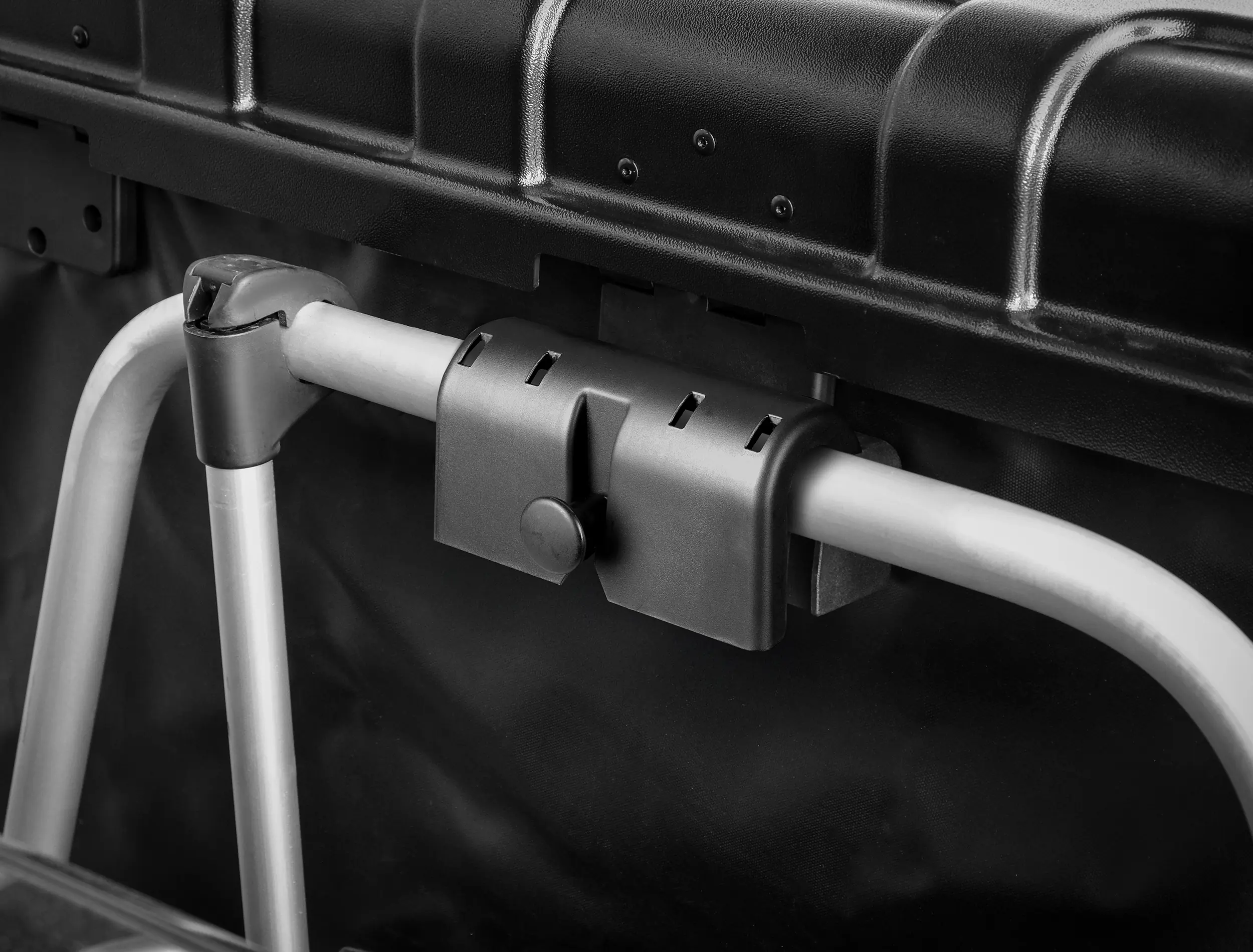 EUFAB Transportbox für Fahrradträger abschließbar 350 L schwarz