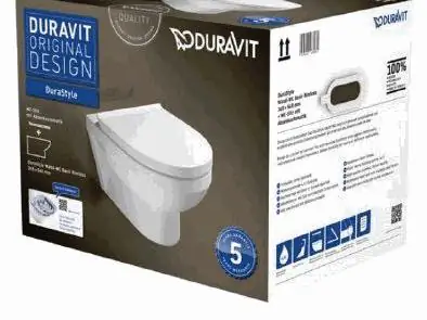 Duravit Wand-Tiefspül-WC Durastyle Basic weiß, inkl. WC-Sitz Duravit Wand-Tiefspül-WC Durastyle Basic weiß, inkl. WC-Sitz