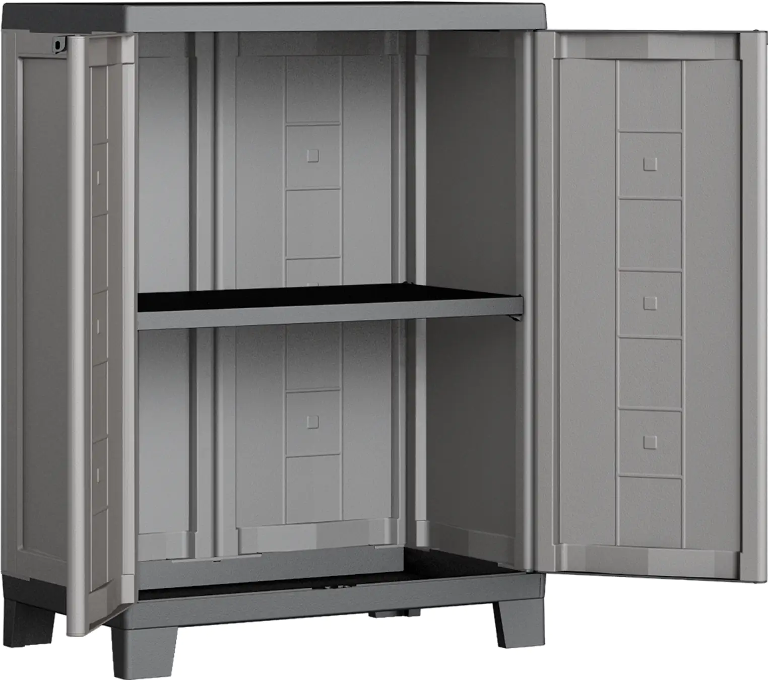 Kis Kunststoffschrank Jolly 2er Set 173 x 68 x 39 cm & 93 x 68 x 39 cm