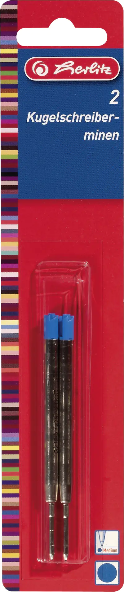 herlitz Kugelschreibermine Profisize blau