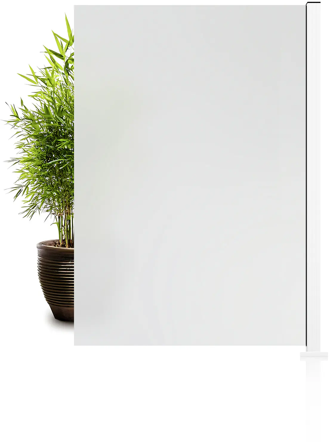 Ambiente Glaszaun Erweiterungsset Klarglas mit Siebdruck 187 x 124,2 cm weiß Ambiente Glaszaun Erweiterungsset Klarglas mit Siebdruck 187 x 124,2 cm weiß