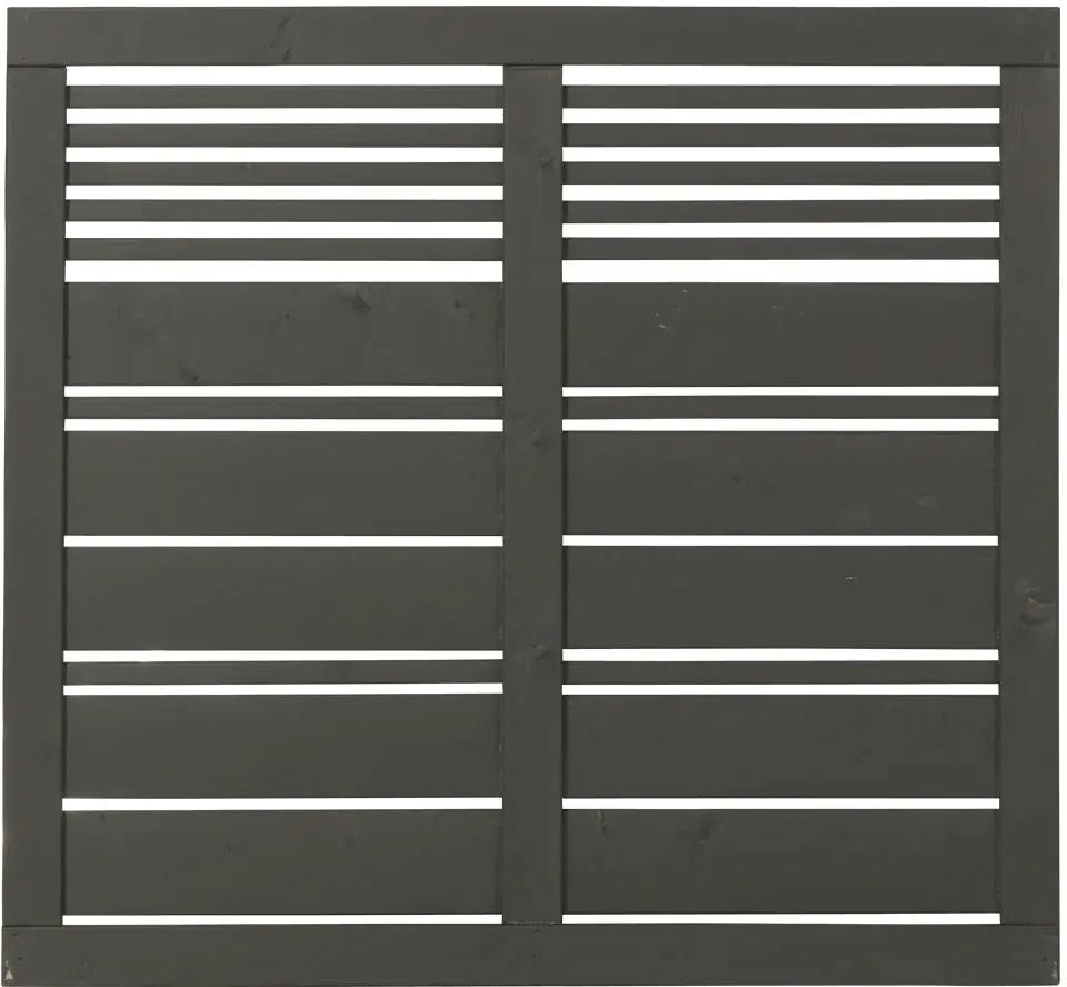 Plus Zaun Silence 120 x 110 cm umbragrau fungizidbehandelt Plus Zaun Silence 120 x 110 cm umbragrau fungizidbehandelt