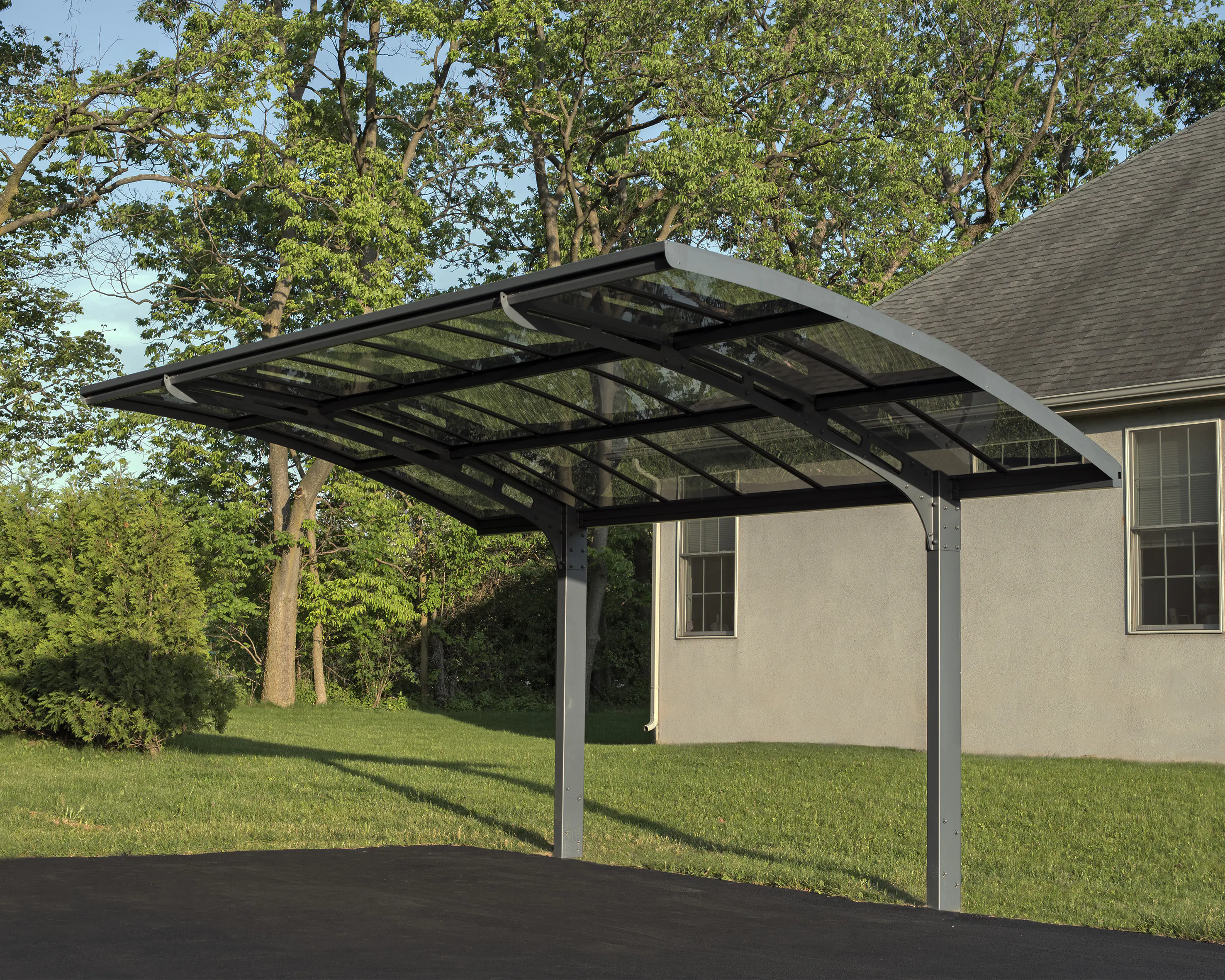 Canopia Carport Arizona Breeze 5000 Grau Alu 495 x 289 cm Canopia Carport Arizona Breeze 5000 Grau Alu 495 x 289 cm