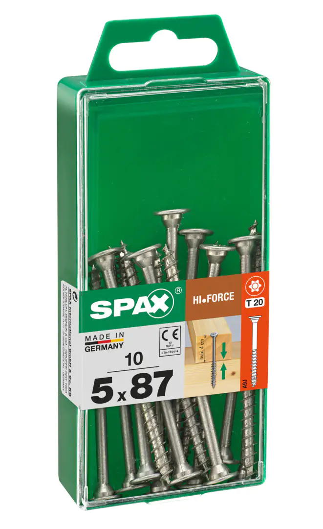 Spax Universalschrauben 5.0 x 77 mm TX 20 - 15 Stk.