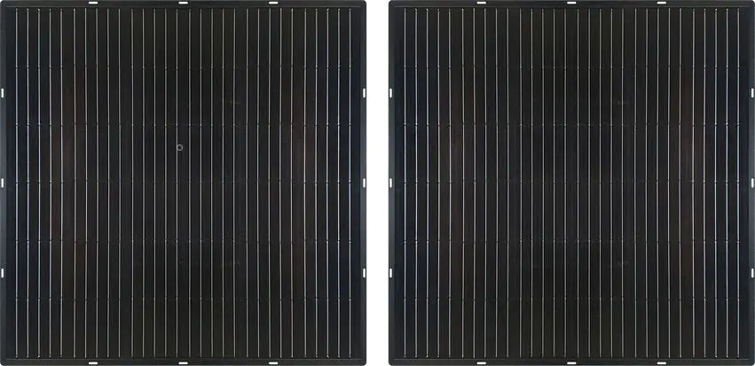 Schwaiger flexibele Solarmodul-Set SlimLine 400Wp 2x 200W, fullblack Schwaiger flexibele Solarmodul-Set SlimLine 400Wp 2x 200W, fullblack