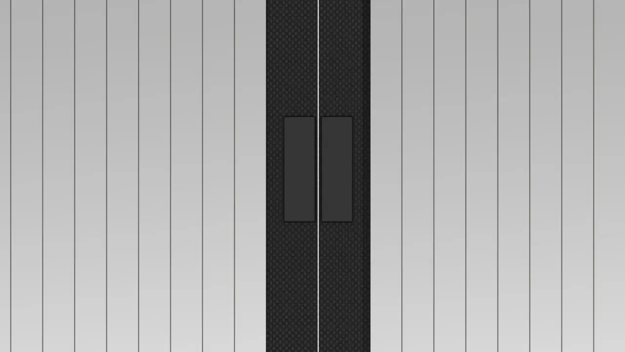 Primaster Fliegenschutz-Magnetvorhang 95 x 215 cm schwarz