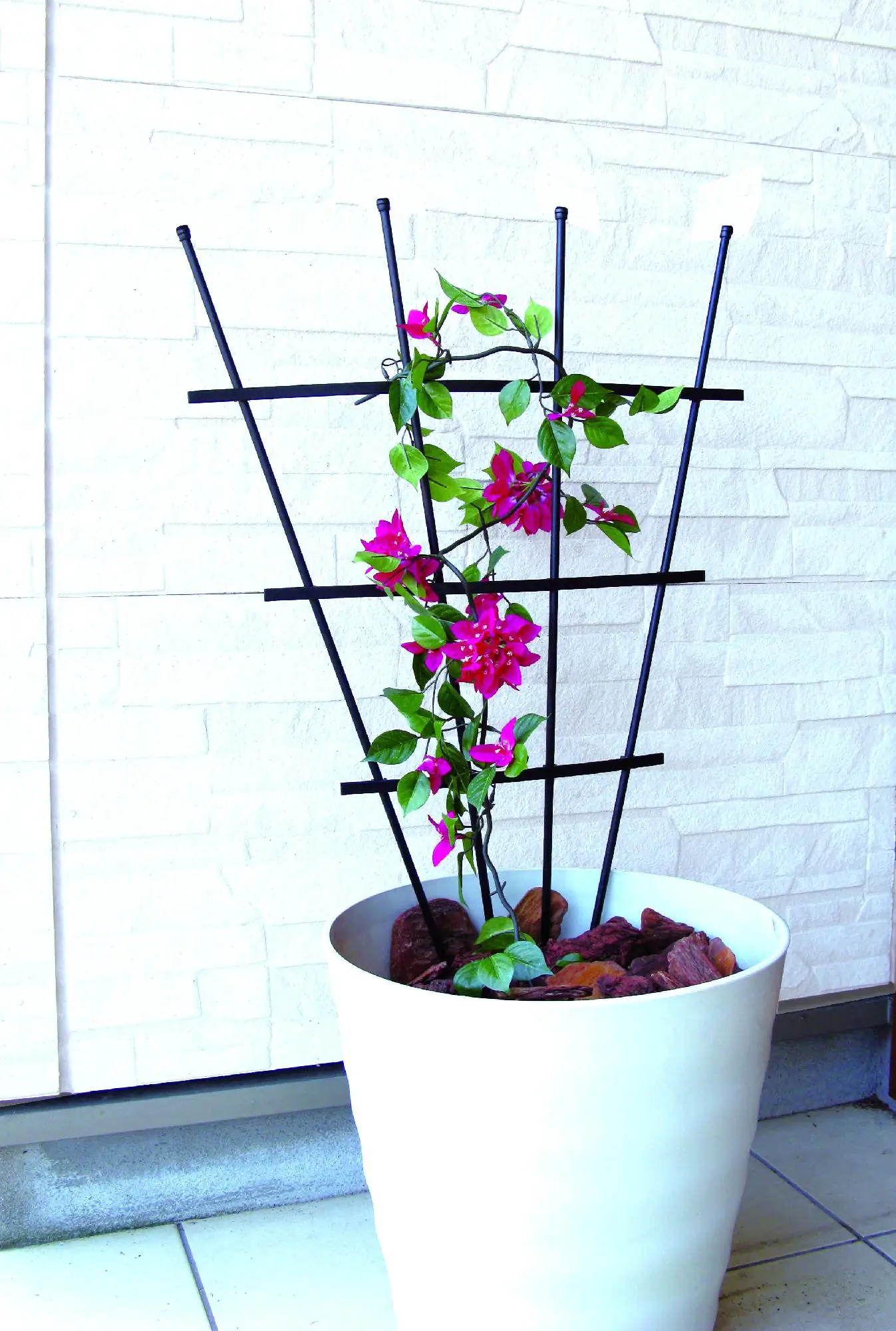 TrendLine Rankgitter 90 cm PE schwarz