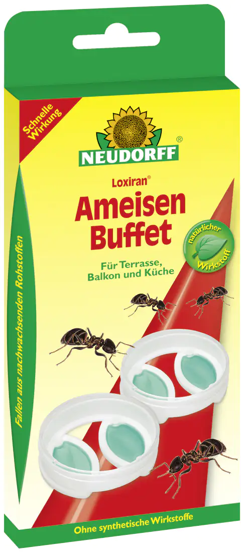 Neudorff Loxiran Ameisenköderdose Ameisen-Buffet 2 Stück