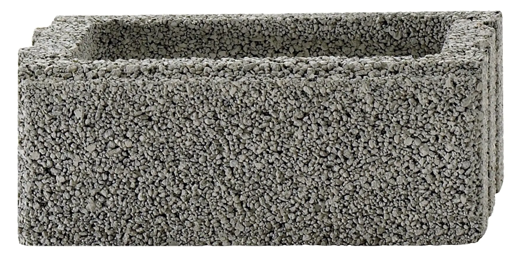 Kann Gartenmauer Normalstein Kann Mauerstein Garten 50 x 25 x 20 cm grau