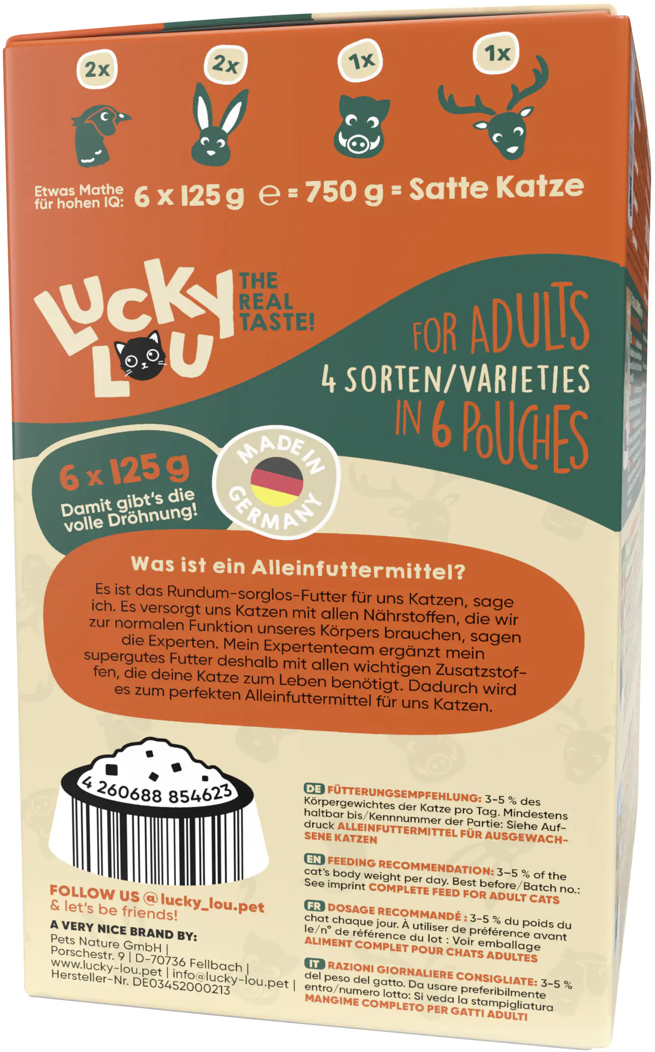 Lucky Lou Lifestage Adult Wild-Mix 6x125g Lucky Lou Lifestage Adult Wild-Mix 6x125g