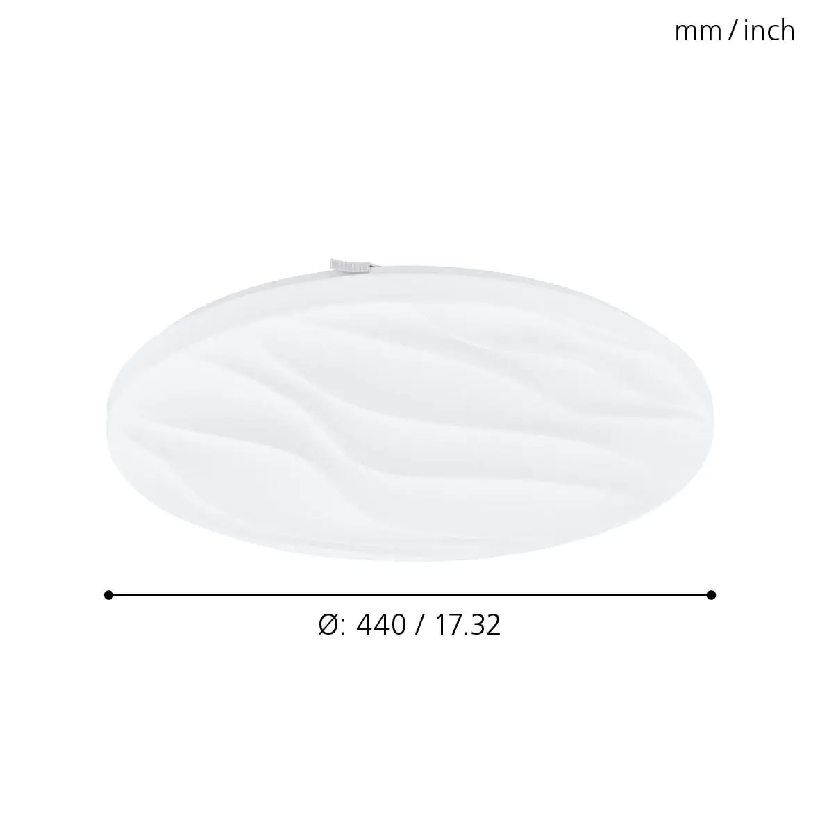Eglo LED Deckenleuchte Benariba weiß Ø 44 cm Eglo LED Deckenleuchte Benariba weiß Ø 44 cm