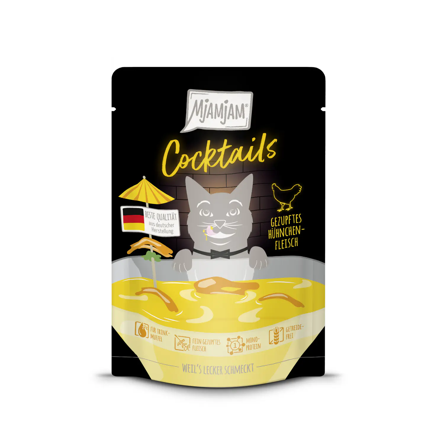 MjAMjAM Cocktails Katzennassfutter Adult getreidefrei 40 g Huhn