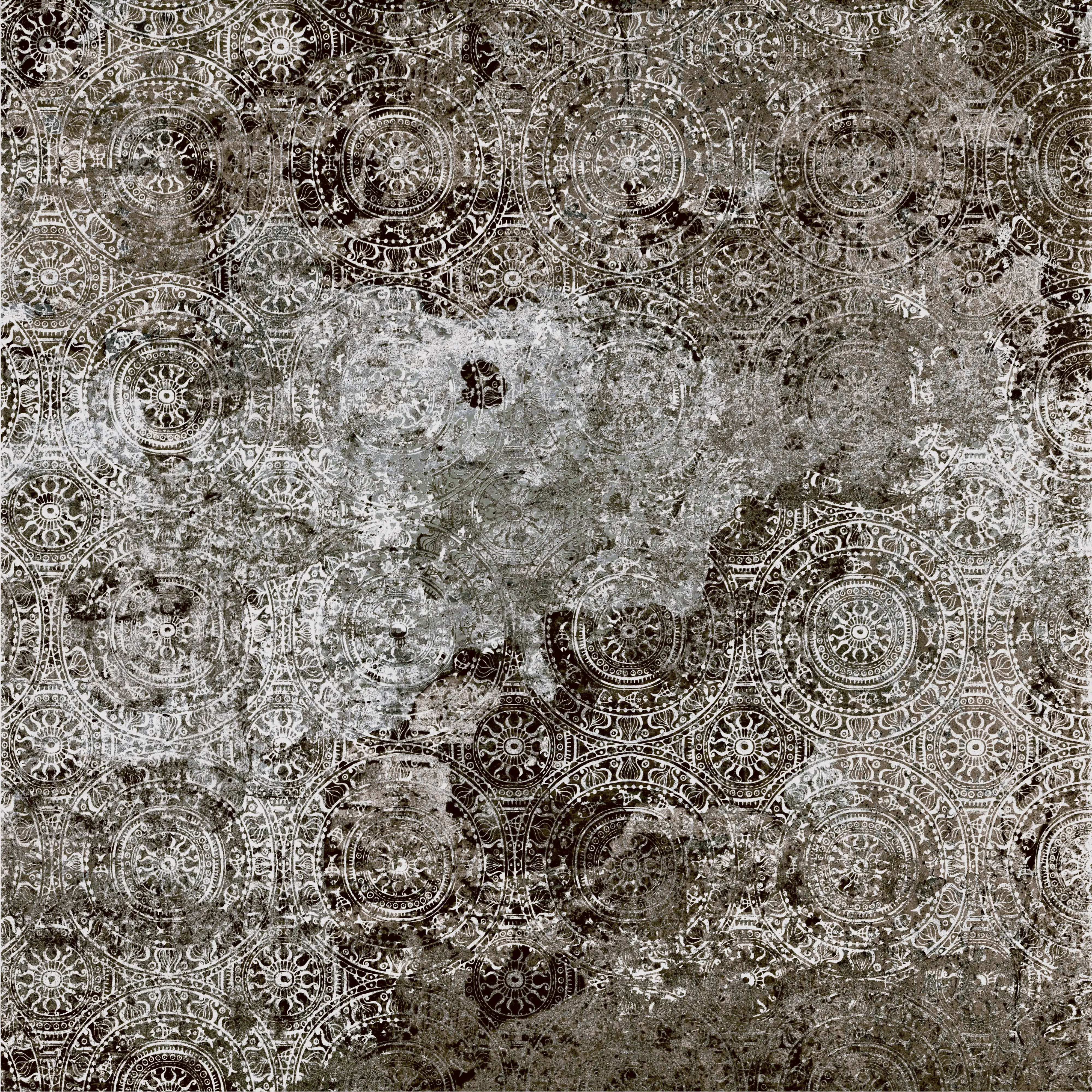 Terrassenplatte Feinsteinzeug Persiana 60 x 60 x 2 cm schwarz