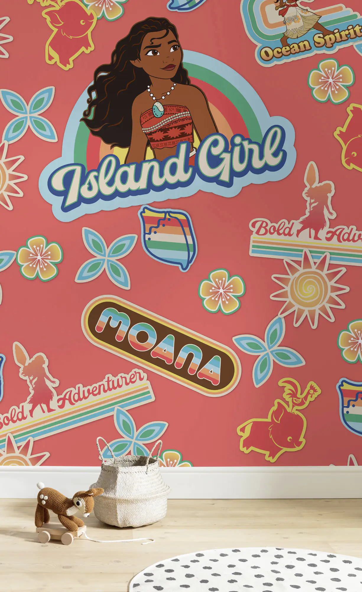 Komar Vlies Fototapete Moana Island Girl 200 x 280 cm 