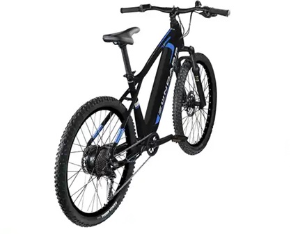 Zündapp E-Bike MTB Z898 27,5 Zoll 24-Gang, 504 Wh schwarz blau